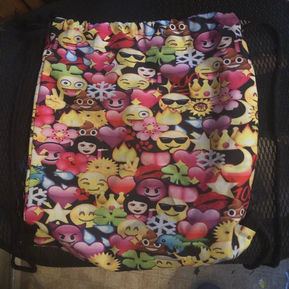 Drawstring Emoji Bag- 503 $12 or $9 w/offer